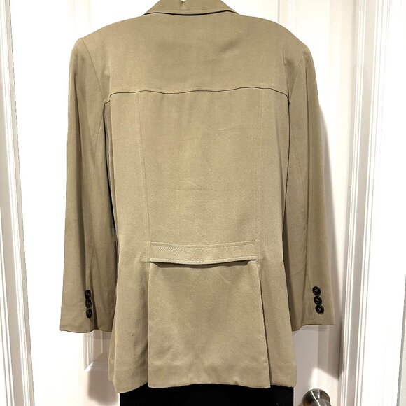 Vintage Tristan & Iseut Tan Safari Inspired Jacket, Size 11 - Picture 9 of 15